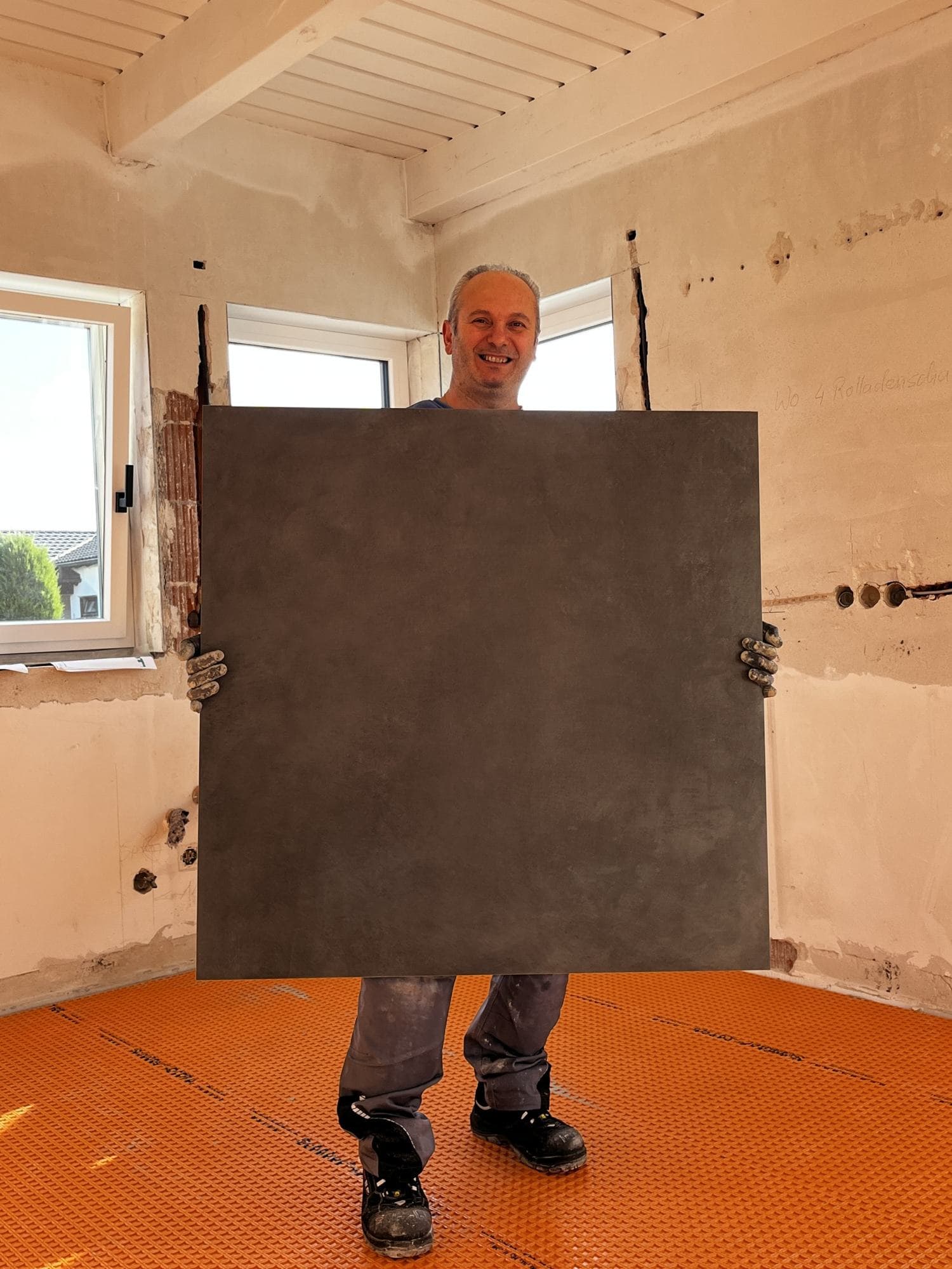 Massimo Iannantuoni bei der Arbeit